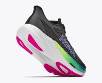 HOKA  ROCKET X3 BLACK ET NEON NEBULA Chaussures de running pas cher