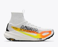 HOKA TECTON X 4 FROST ET NEON TANGERINE Chaussures de trail pas cher