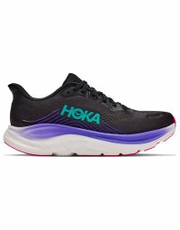 HOKA CLIFTON 11 W BLACK ET NEON NEBULA Chaussures de running