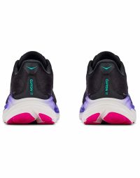 HOKA CLIFTON 11 W BLACK ET NEON NEBULA Chaussures de running pas cher