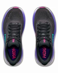 HOKA CLIFTON 11 W BLACK ET NEON NEBULA Chaussures de running pas cher
