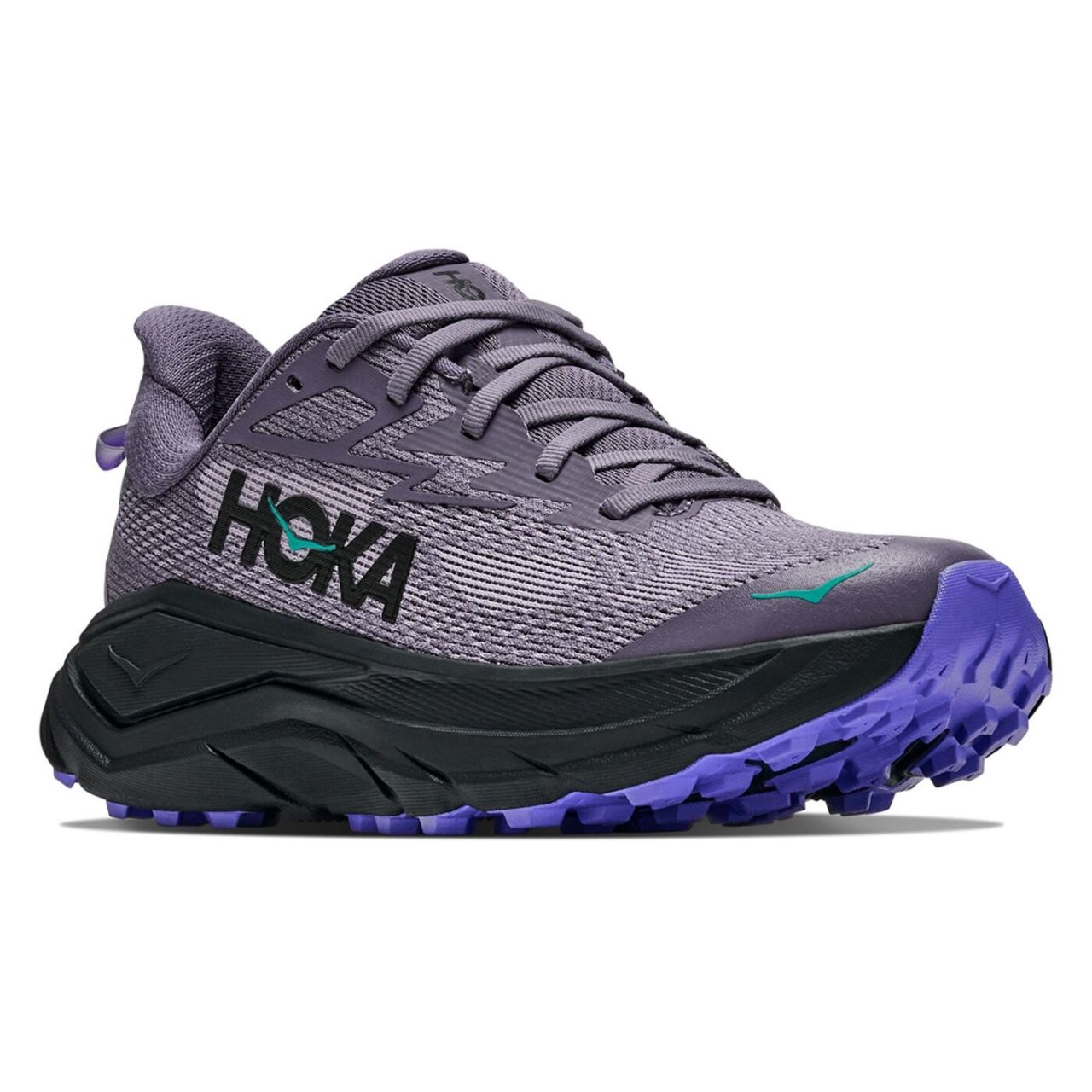 HOKA CHALLENGER ATR  8 PURPLE FOG ET BLACK Chaussures de Trail