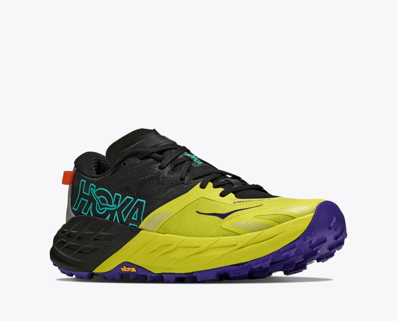 HOKA SPEEDGOAT 7 BLACK ET HOKA CITRUS Chaussures de trail