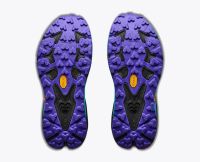 HOKA SPEEDGOAT 7 BLACK ET ELECTRIC AQUA Chaussures de trail pas cher
