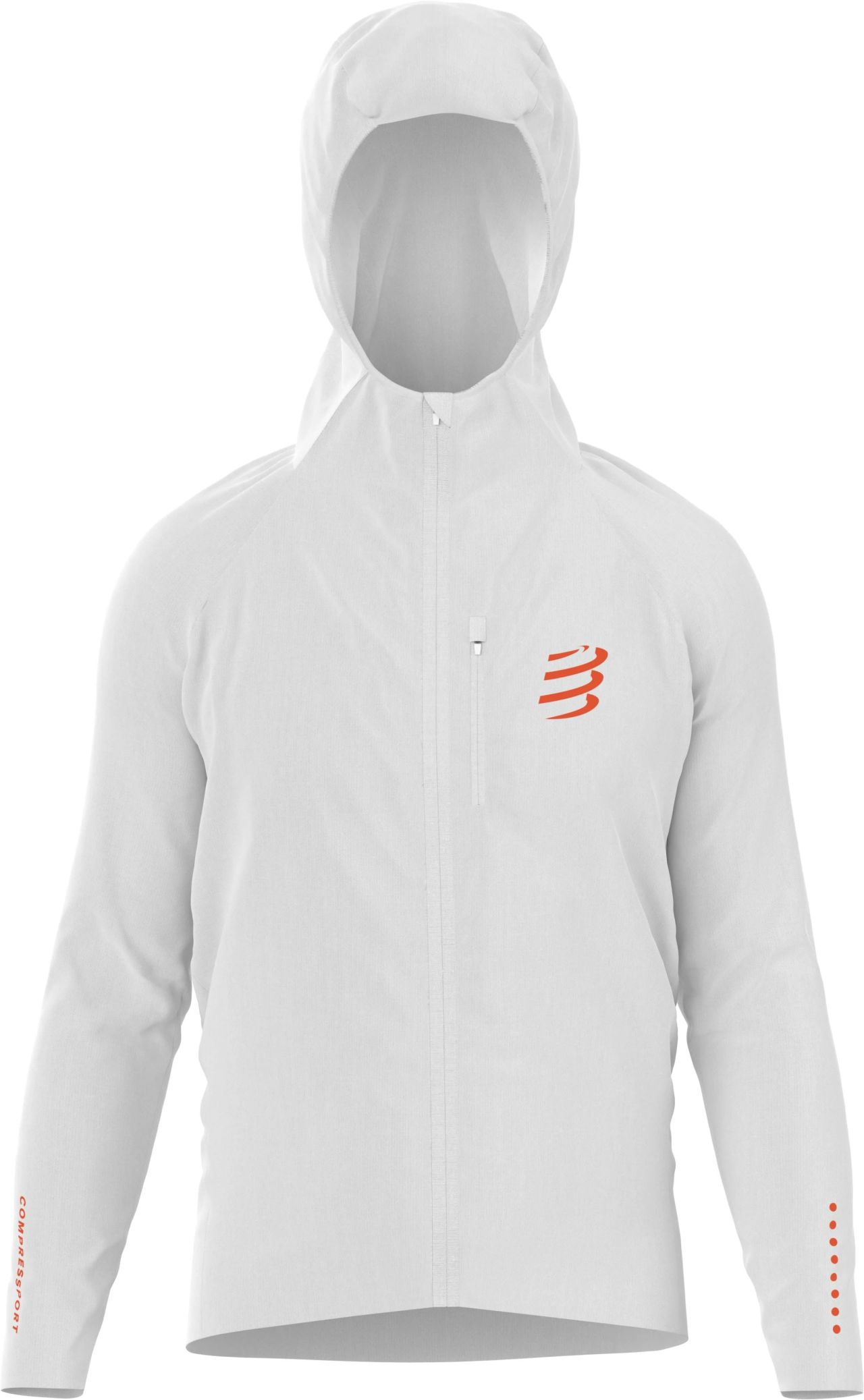 COMPRESSPORT THUNDERSTORM WATERPROOF 25/75 JACKET OFF WHITE Veste étanche