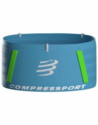 COMPRESSPORT FREE BELT PRO 2.0 NORSE BLUE ET NEON GREEN Ceinture de running