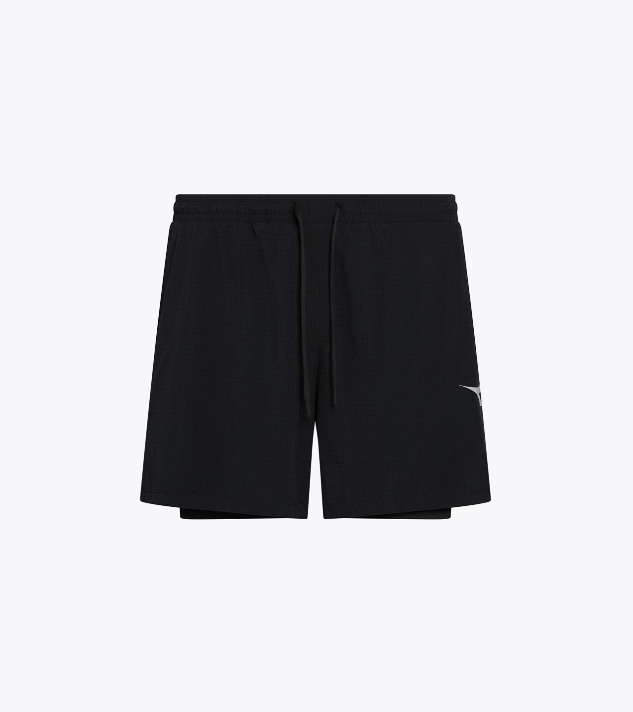 DIADORA SHORTS 2 IN 1 5" BLACK Cuissard de running