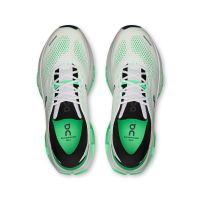 ON RUNNING CLOUDRUNNER 3 MAX WHITE ET VERDITE  Chaussures de running pas cher