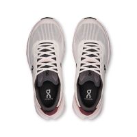 ON RUNNING CLOUDVISTA 3 WOMEN OYSTER ET BARBERRY Chaussures de trail pas cher