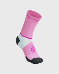 COMPRESSPORT ULTRA TRAIL SOCKS V2.0 BEGONIA ET NEON PINK Chaussettes running pas cher