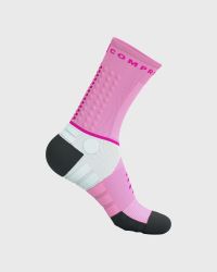 COMPRESSPORT ULTRA TRAIL SOCKS V2.0 BEGONIA ET NEON PINK Chaussettes running pas cher