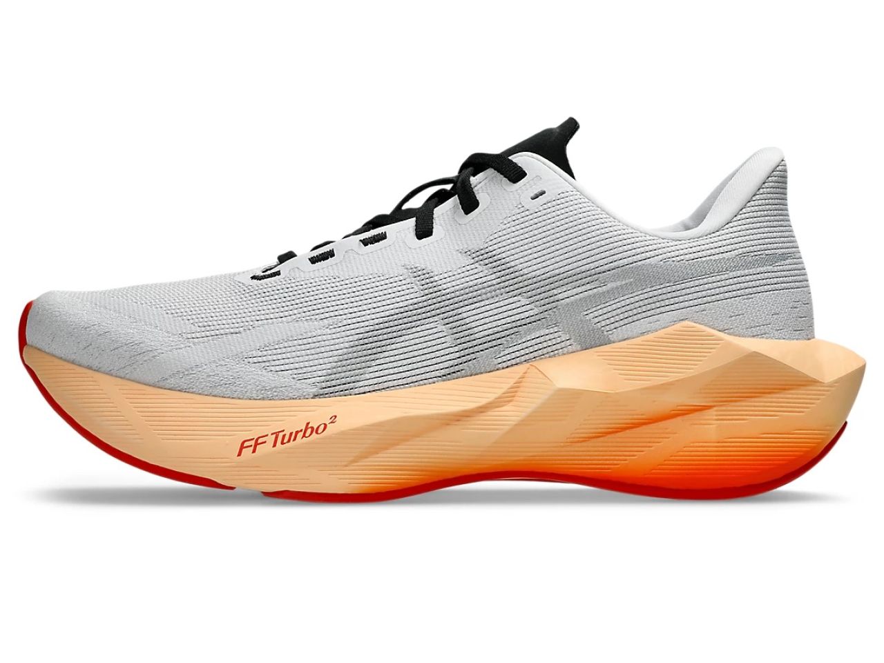 ASICS NOVABLAST 6 WHITE ET ORANGE GLOW Chaussures Running