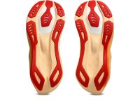 ASICS NOVABLAST 6 WHITE ET ORANGE GLOW Chaussures Running pas cher