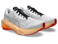 ASICS NOVABLAST 6 WHITE ET ORANGE GLOW Chaussures Running pas cher