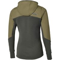 MIZUNO ACTIVE HYBRID FULLZIP TOP WOS MARTINI OLIVE ET FOREST NIGHT Veste running pas cher