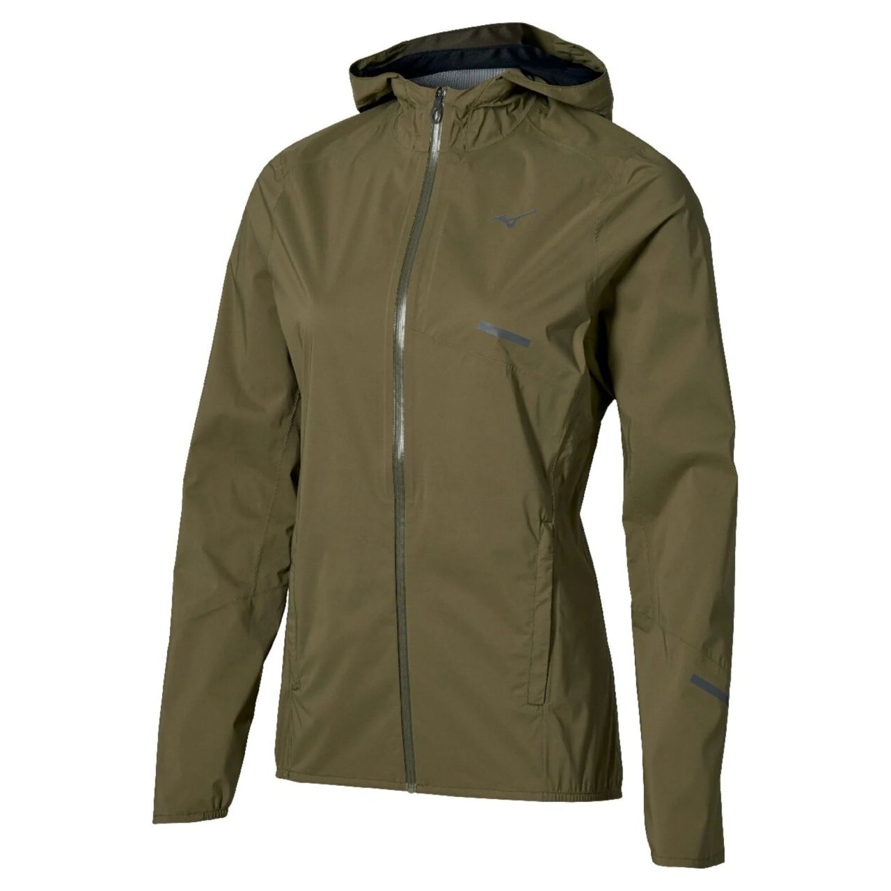 MIZUNO TRAIL  WATERPROOF 20K JACKET MARTINI OLIVE Veste running etanche pour femme