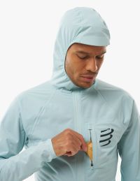 COMPRESSPORT TEMPEST WATERPROOF JACKET ETHER Veste étanche 20K pas cher