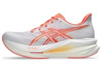 ASICS SONICBLAST 2 WHITE ET SUN CORAL Chaussure running asics pas cher