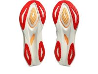 ASICS SONICBLAST 2 WHITE ET STADIUM ORANGE Chaussure running asics pas cher