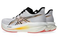 ASICS SONICBLAST 2 WHITE ET STADIUM ORANGE Chaussure running asics pas cher
