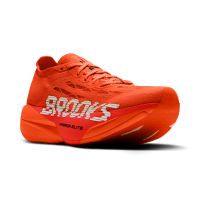 BROOKS HYPERION ELITE 6 TIGERLILY , RED ET WHITE Chaussures avec plaque carbone pas cher
