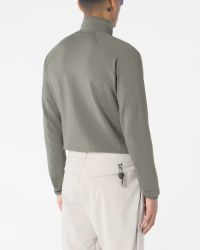 SALOMON ESSENTIAL LIGHTWARM FZ CASTOR GRAY Couche intermédiaire chaude pas cher