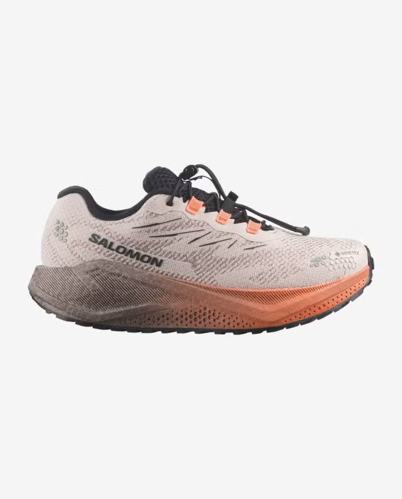 SALOMON AERO BLAZE 4 GRVL GTX RAINY DAY, BLACK ET NECTARINE  Chaussures de running