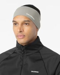 SALOMON HEADBAND SENSE AERO CASTOR GRAY  Bandeau sport pas cher