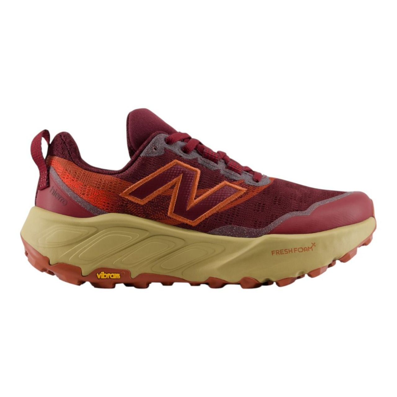 NEW BALANCE FRESH FOAM HIERRO V9 MULLED WINE ET NEO FLAME Chaussure de  trail
