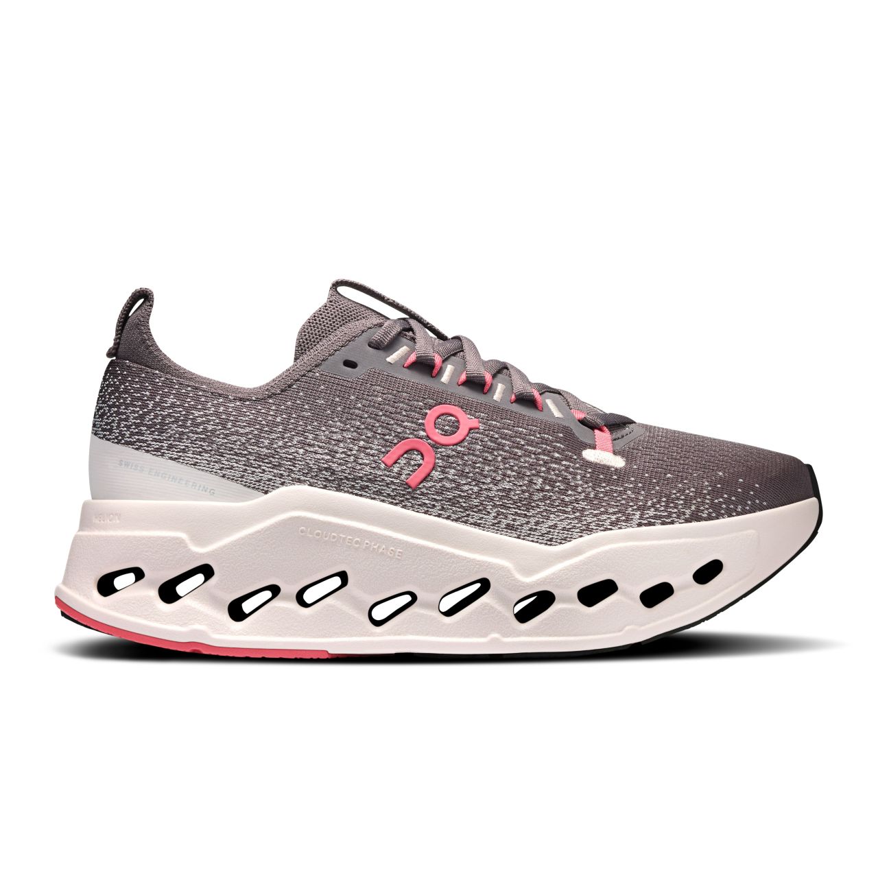 ON RUNNING CLOUDSURFER MAX PEBBLE ET OYSTER Chaussures de running