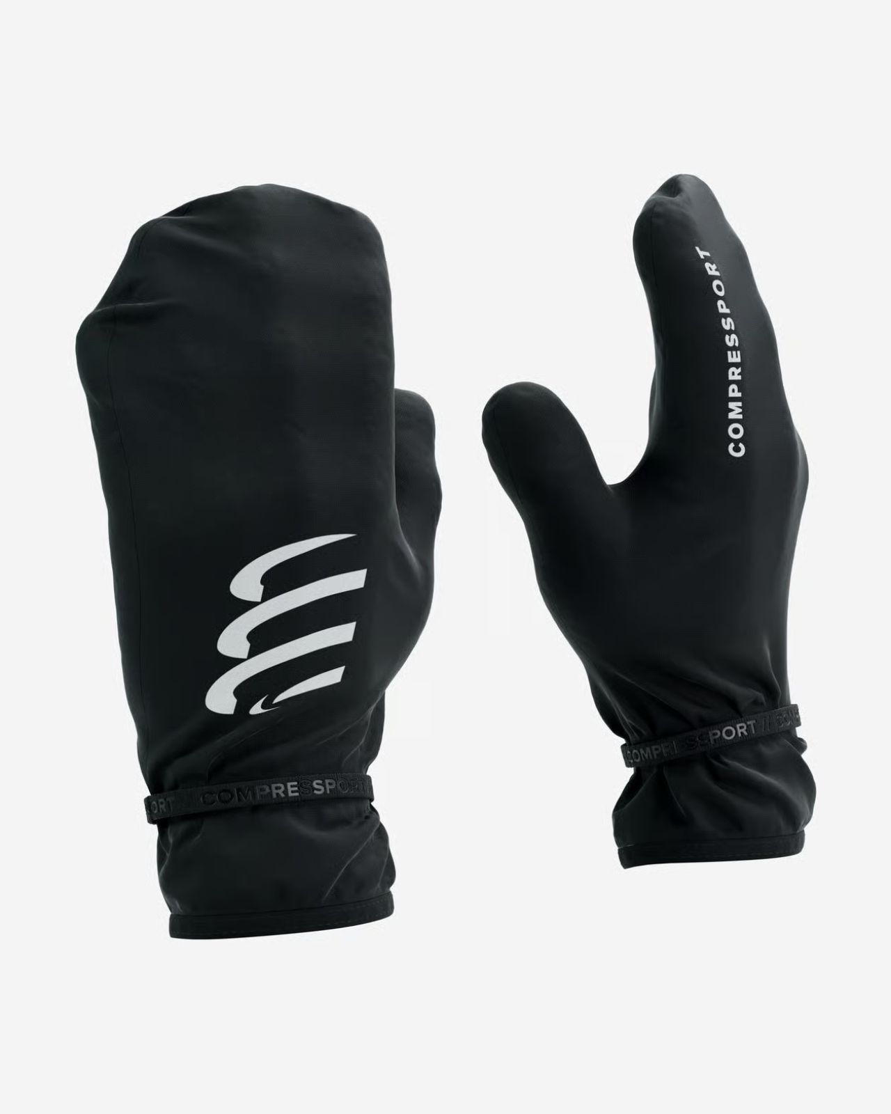 COMPRESSPORT HURRICANE WATERPROOF MITTEN BLACK  Gants étanches