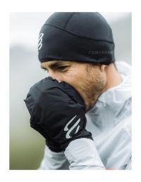 COMPRESSPORT HURRICANE WATERPROOF MITTEN BLACK  Gants étanches pas cher
