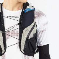 SALOMON S/LAB ADVENTURE 20 SET BLACK ET WHITE Sac à dos trail pas cher