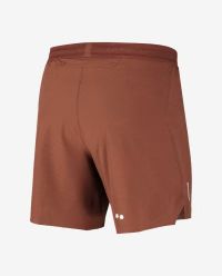 SALOMON SENSE AERO SHORTS 7" M BURNT UMBER   Short running pas cher