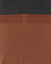 SALOMON SENSE AERO SHORTS 7" M BURNT UMBER   Short running pas cher