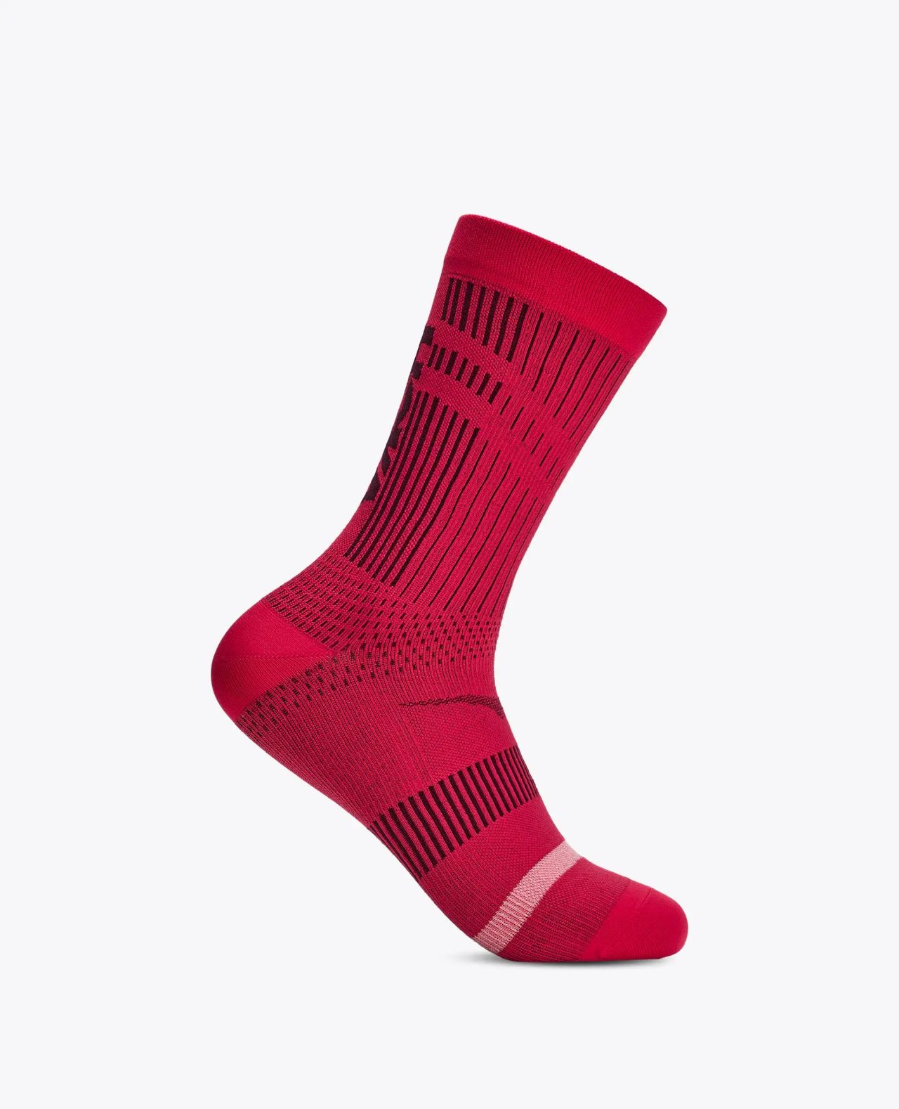 HOKA CHAUSSETTES DE TRAIL RUN CREW SOCK CERISE Chaussettes running