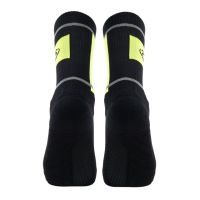 BV SPORT SOCQUETTE REFLECT 2 NOIR ET JAUNE  Chaussettes de trail pas cher