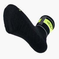 BV SPORT SOCQUETTE REFLECT 2 NOIR ET JAUNE  Chaussettes de trail pas cher
