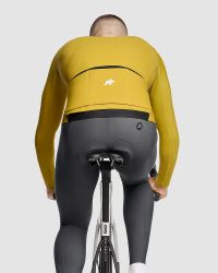 ASSOS MILLE GT MENS SPRING FALL JERSEY S11 GOLDEN YELLOW Maillot manches longues pas cher