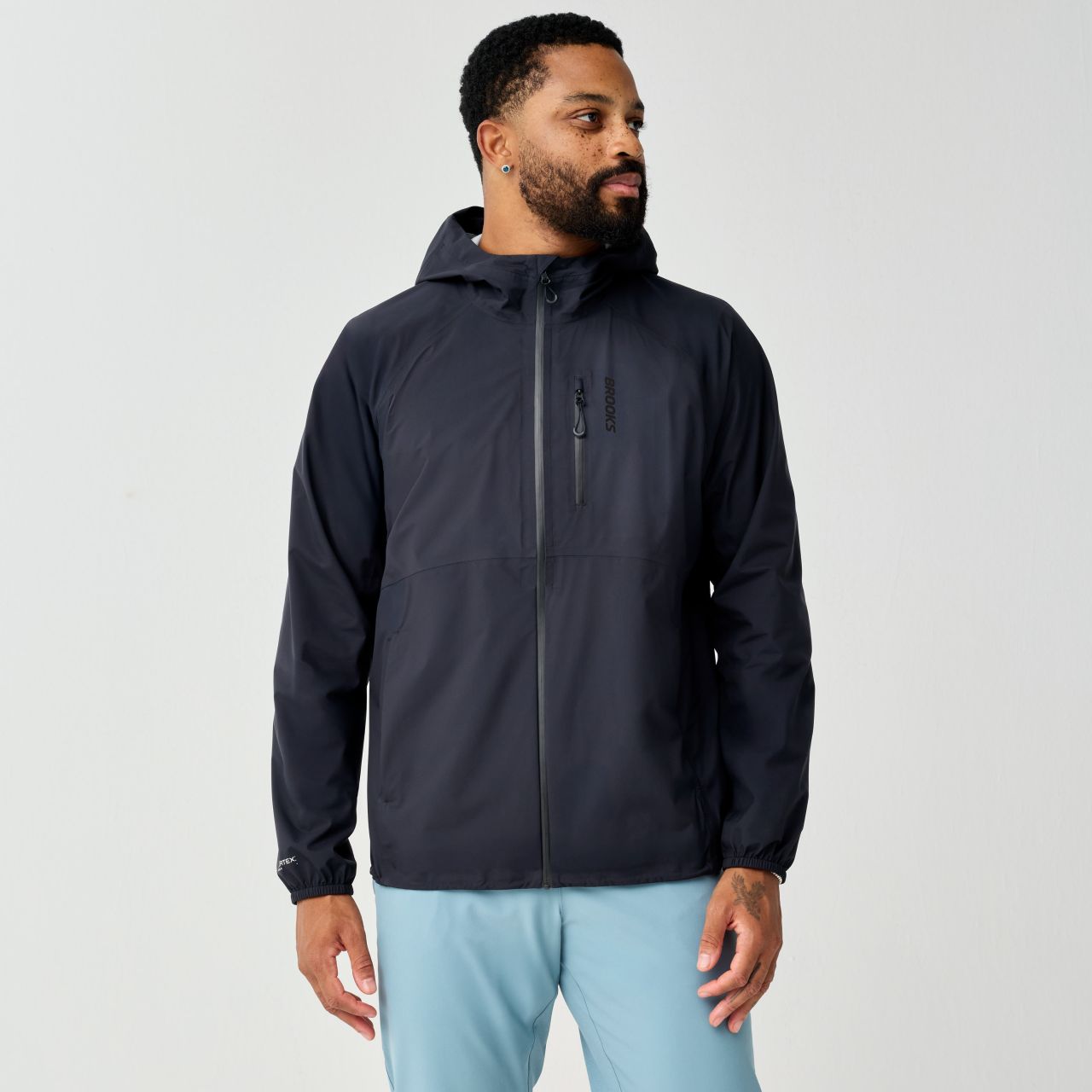 BROOKS CANOPY WATERPROOF JACKET BLACK Veste étanche