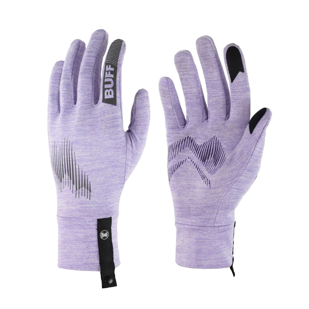 BUFF DRYFLX GLOVES ORCHID Gants running