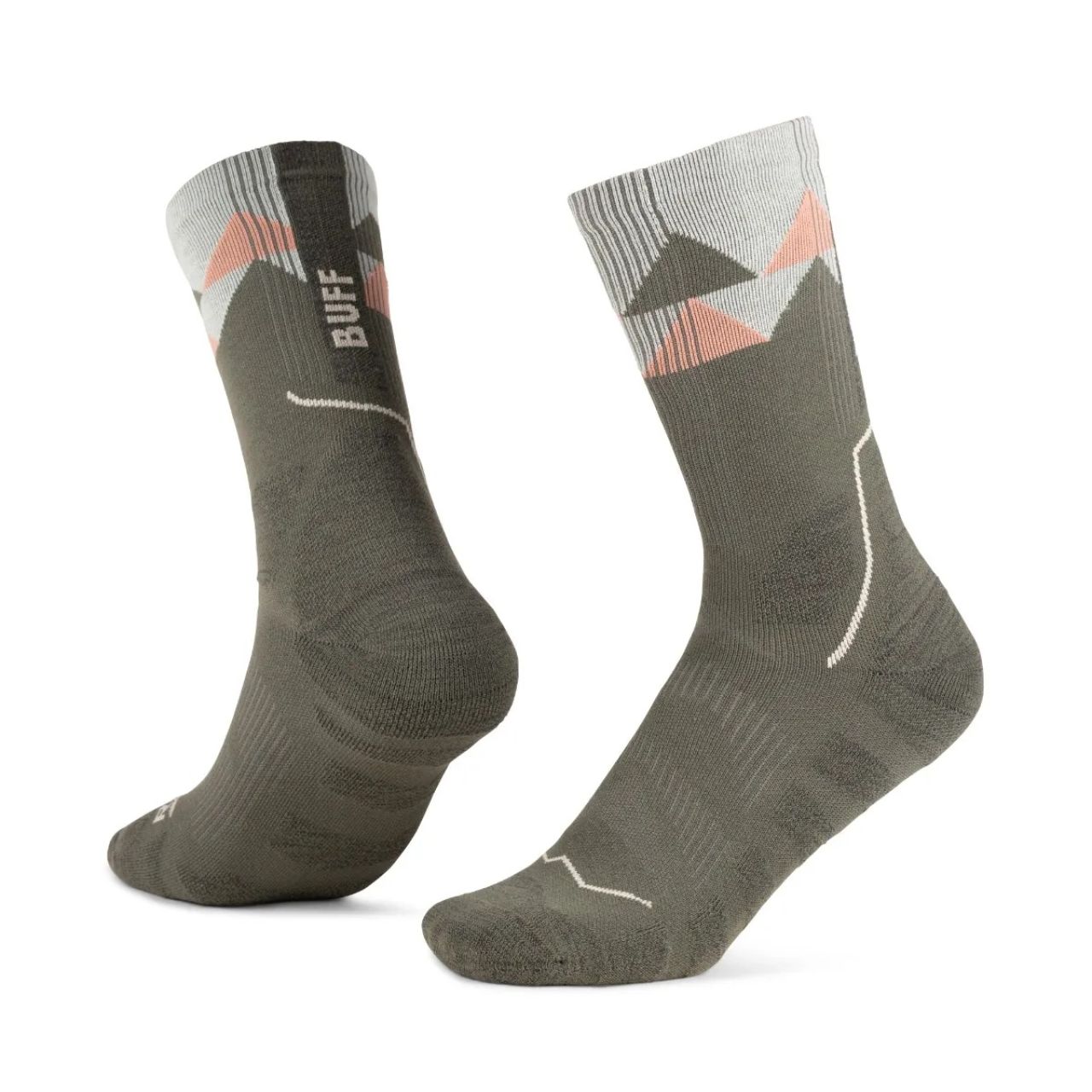 BUFF THERMONET CREW SOCKS  BEETLE GREEN Chaussettes chaudes