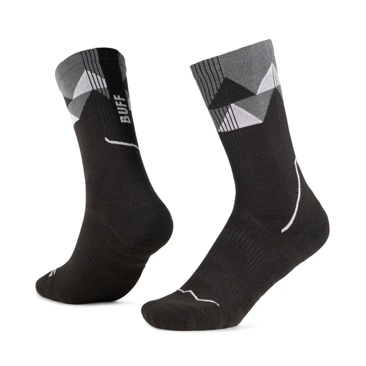 BUFF THERMONET CREW SOCKS  BLACK Chaussettes chaudes