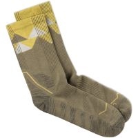 BUFF THERMONET CREW SOCKS OLIVE GREEN Chaussettes chaudes pas cher