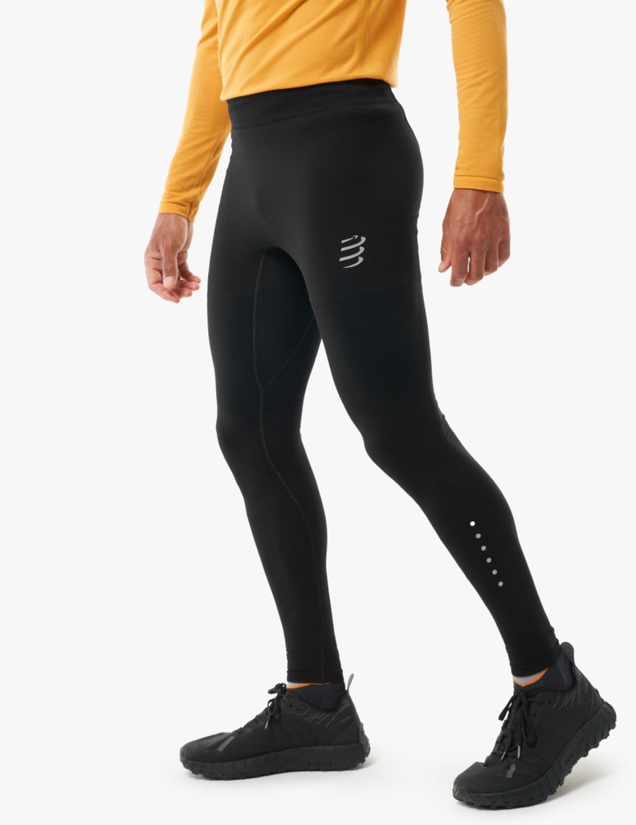 COMPRESSPORT WINTER RUN LEGGING M BLACK Collant de running