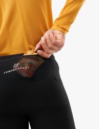 COMPRESSPORT WINTER RUN LEGGING M BLACK Collant de running pas cher