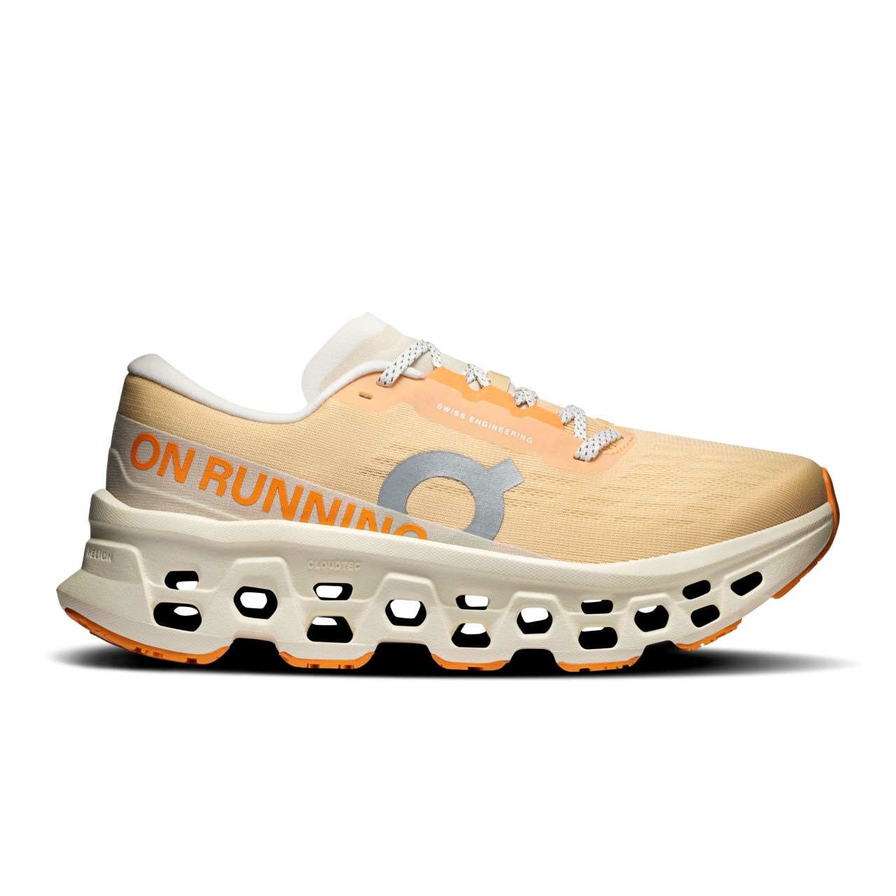 ON RUNNING CLOUDMONSTER 3 SQUASH ET  IVORY  Chaussures de running