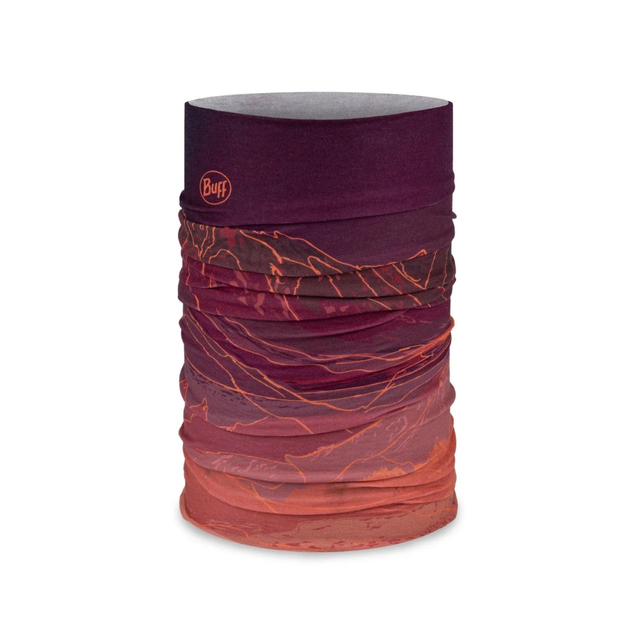 BUFF TOUR DE COU ORIGINAL ECOSTRETCH  UNAL GARNET Foulard multifonction