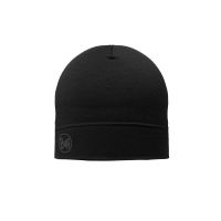 BUFF MERINO LIGHTWEIGHT BEANIE SOLID BLACK Bonnet sport pas cher