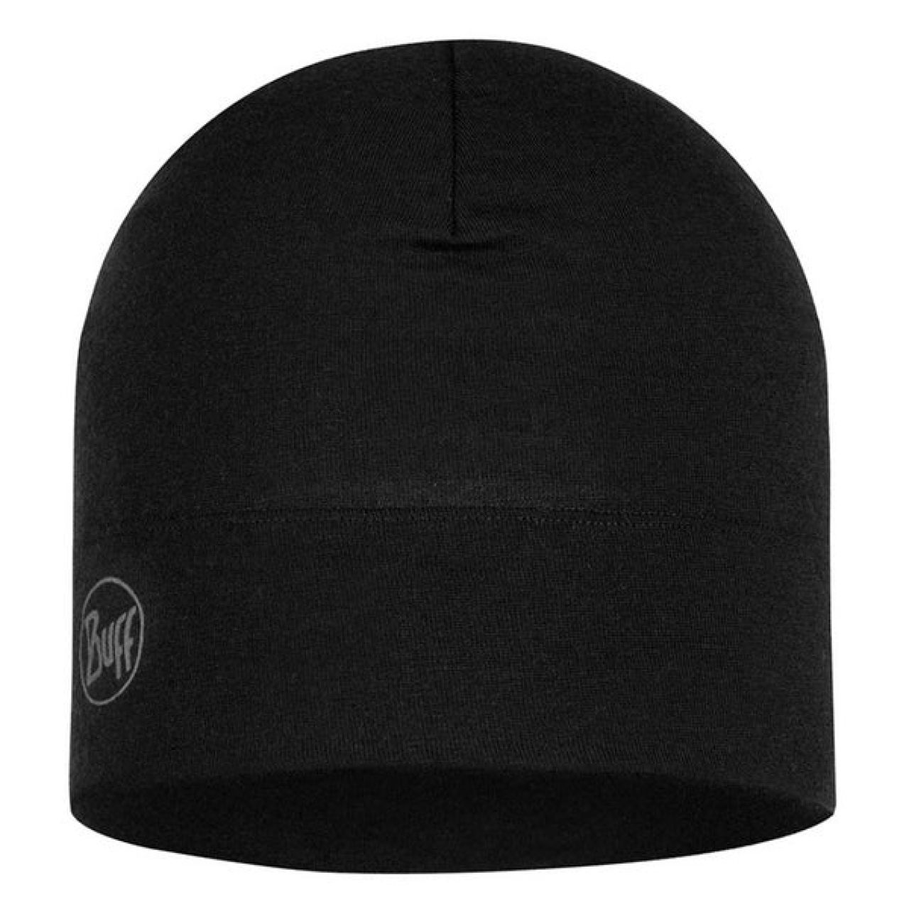 BUFF MERINO MIDWEIGHT BEANIE  SOLID BLACK Bonnet sport